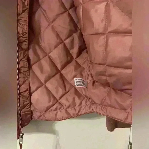 A New Day Women's Bomber Jacket - Dusty Rose, Berry Pink - Size Small (G112) - Picture 3 of 14